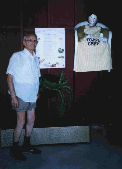 Tom — the TOJO's cook — at the TOJO's 20th Anniversary